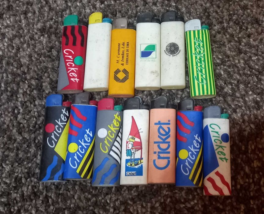 Coleção de isqueiros (3) anos 80 e 90