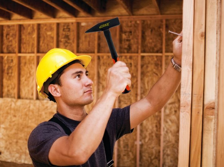 Młotek Ślusarski Stalowy Włókno Szklane Fiberglass 1000g 1 Kg Odporny