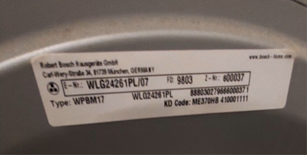 Pralka Bosch Vario Perfect 4