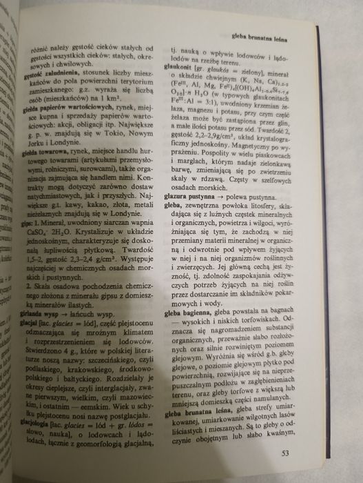 Słownik szkolny terminy geograficzne