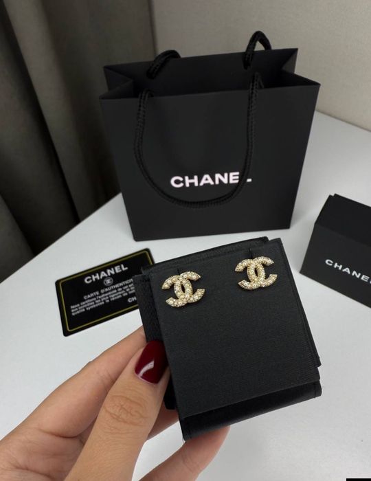 Сережки Chanel Шанель / Серьги