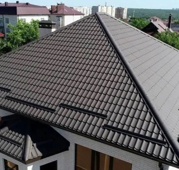 Металочерепиця Графіт/Антрацит виробництво