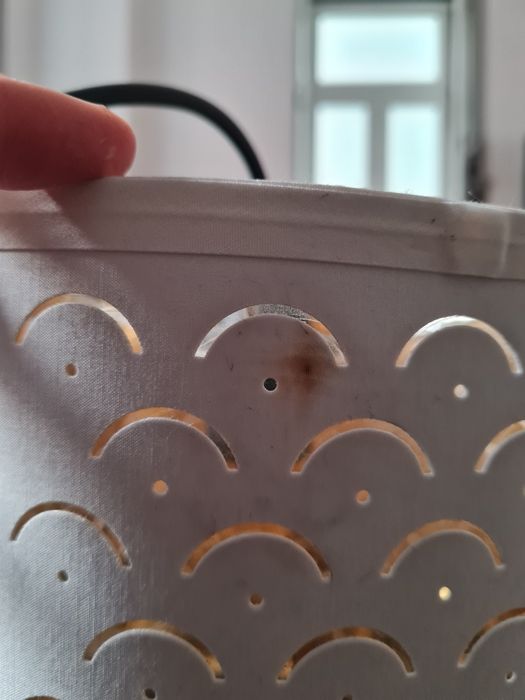 Candeeiro  teto IKEA NYMÖ branco