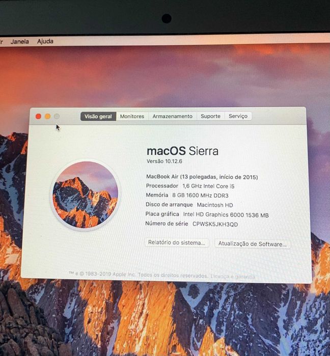 MacBook Air 13 polegadas