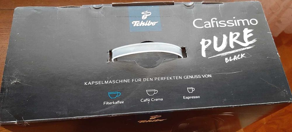 Кофеварка капсульная Tchibo Cafissimo Pure Black.