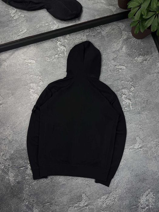 Зіп-худі Stone Island з патчем кофта зип-худи Стон Айленд зипка светр стоник стоне айленд
