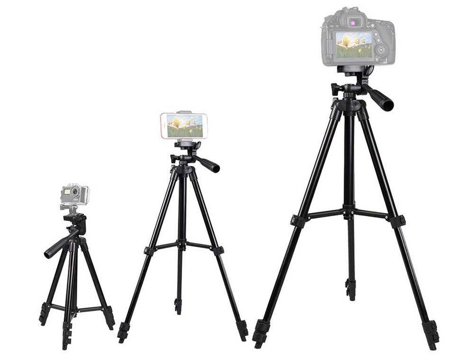 Statyw Telefon Aparat Tripod 100cm Pilot Bluetooth Uchwyt 4w1