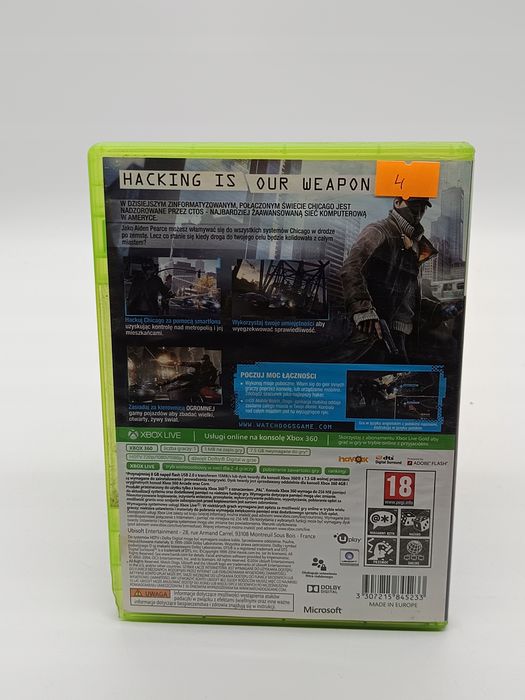 watch dogs microsoft xbox 360