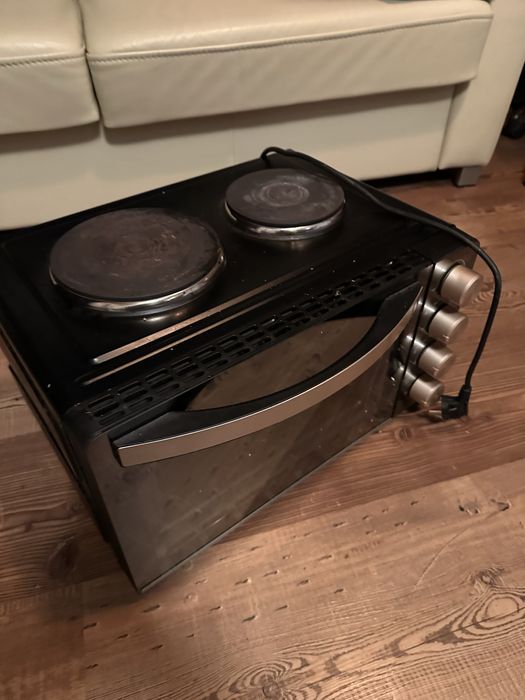 Mini piekarnik kuchenka plyty grzewcze combo