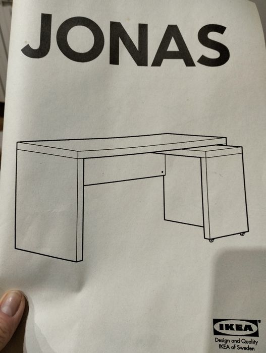 New IKEA Secretary Desk with Retractable Side Table64740680166529121