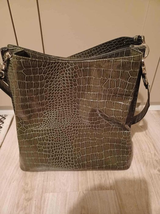 Elegancka torba w kolorze oliwki