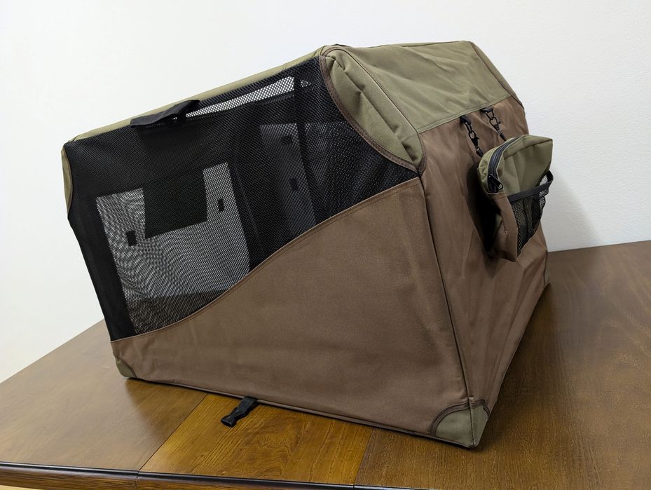 Składane Pudełko Klatka Buda Kojec dla Psa Camo L 91x61x58cm DUŻA zwr