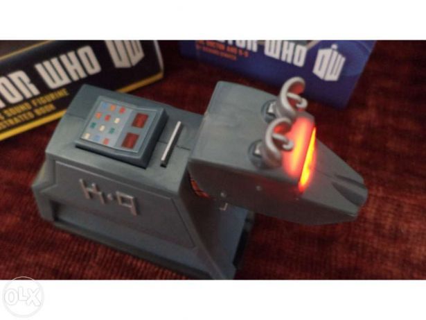 Doctor Who - K-9 com luz e som + livrete - NOVO SELADO - PORTES GRÁTIS