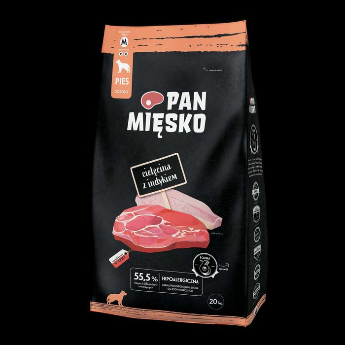 Karma dla psa EUPHORIA Fresh z wieprzowiną i wołowiną 12 kg