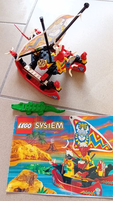 Unikatowy Lego System katamaran wyspiarzy, nr.6265