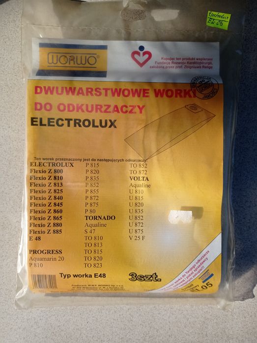 Worki papierowe Electrolux typ EL05