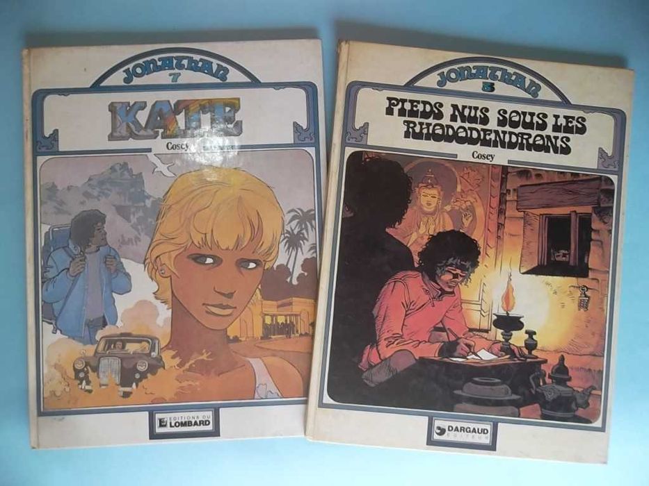 JONATHAN - por Cosey - 3 álbuns em francês , primeiras edições.