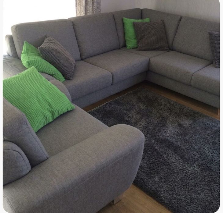Rozkladana sofa z funkcją spania i fotel