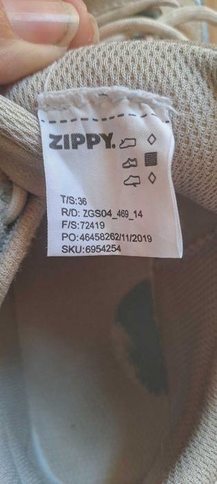 Tenis Zippy: Tam 36