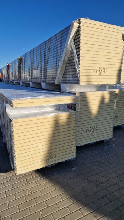 Płyta warstwowa PIR OD RĘKI!50mm ściana kolor BIAŁY IIgat.-na wymiar