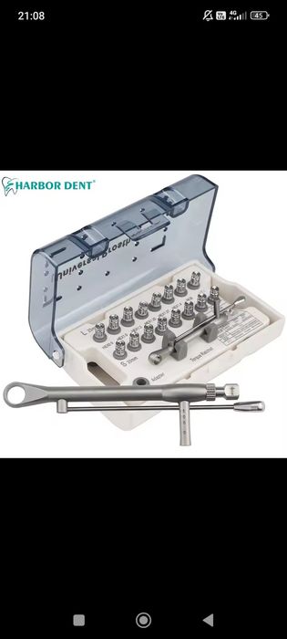 Conjunto de chave de toque (kit Universal implante dentário)