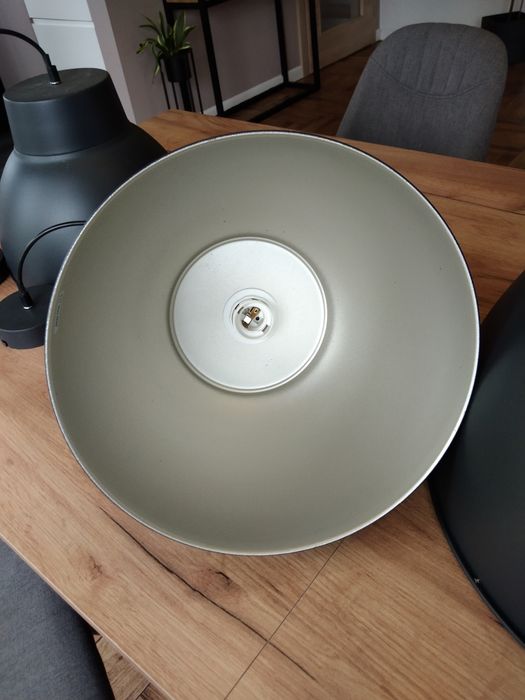 Zestaw lamp sufitowych, metalowych