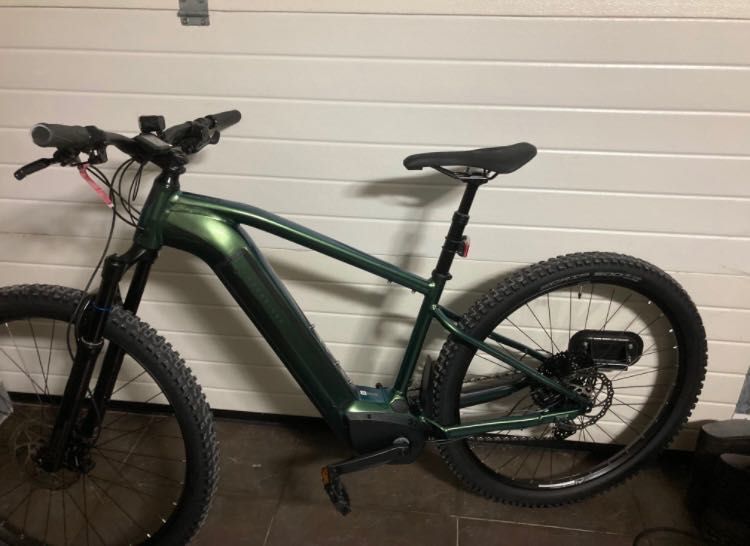 Bicicleta Rockrider BTT elétrica semirrígida 29" E-EXPL 700 Verde