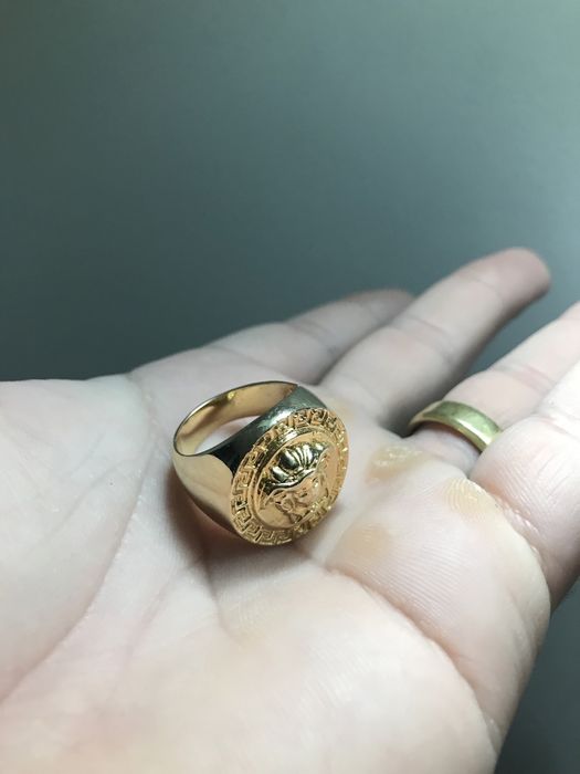 Anel Banho ouro 18k tam.21