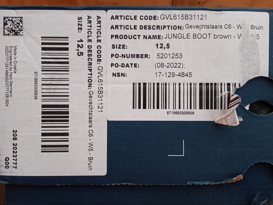 Берці Haix jungle boot