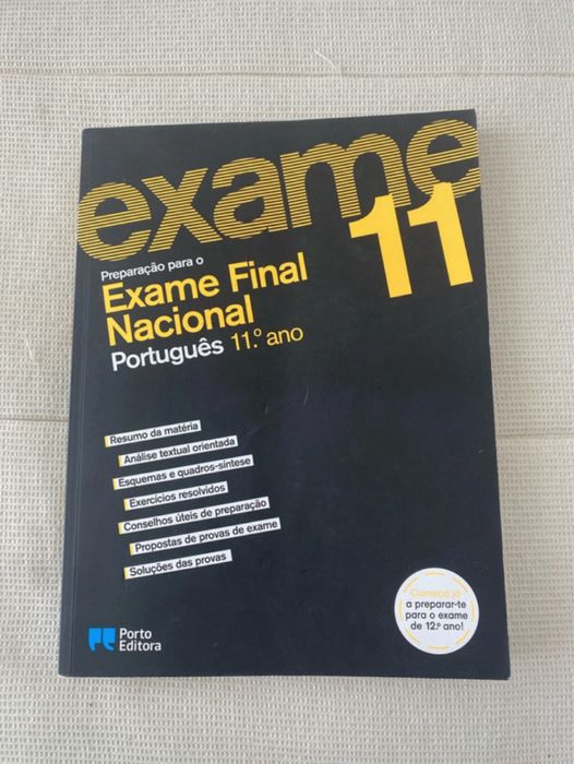 Livro porto editora preparação para o exame nacional Português 11.ºano