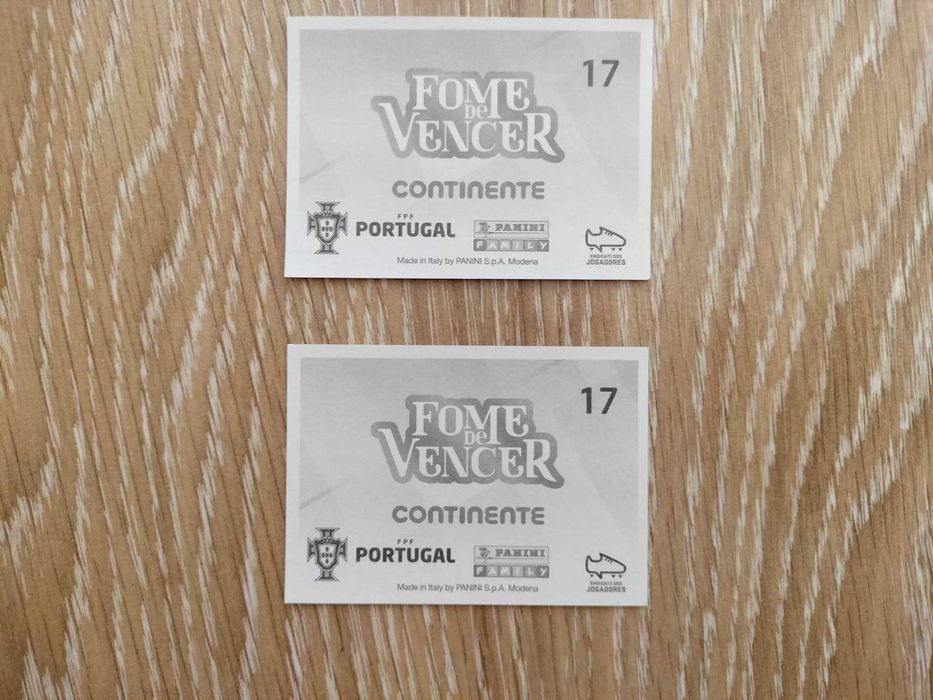 Cromos Panini nº 17 FPF Portugal (2 unid)
