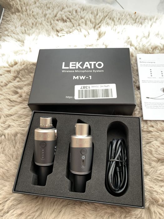 Бездротова мікрофонна система Lekato MW-1 (5.8GHz)