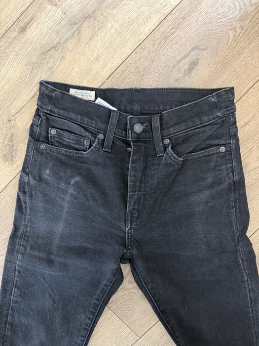 spodnie jeans levis czarne
