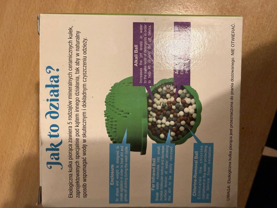 Ekologiczna kulka piorąca nowa