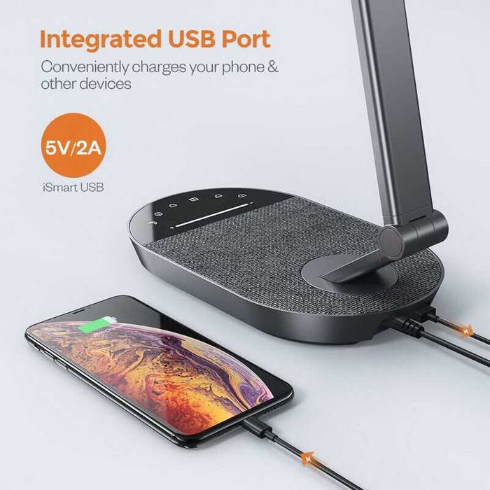 Також від паверу Настільна LED лампа TaoTronics TT-DL056 (алюмінієва)