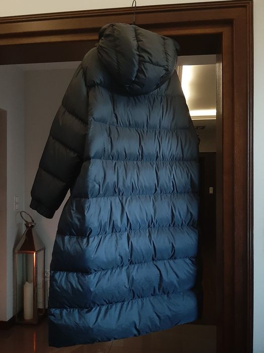 Max Mara The Cube nowy plaszcz puchowy granatowy nowy