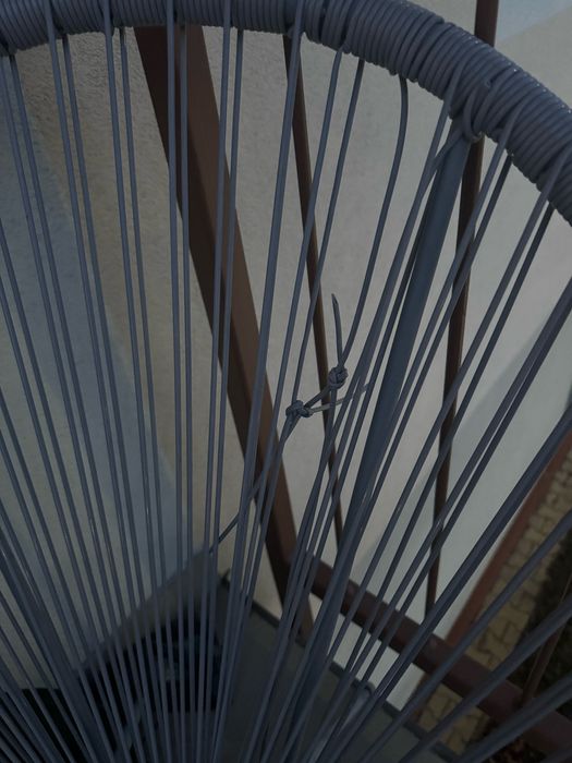 Krzesło Ogrodowe / Balkonowe typu Acapulco – Szare