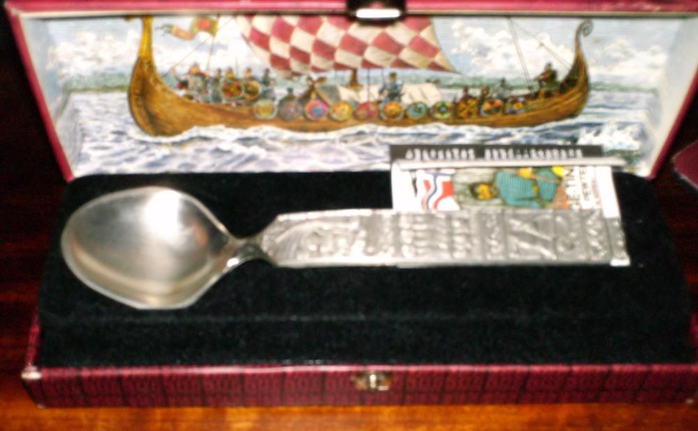 Colher Rei da Noruega Gravada