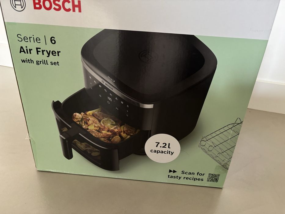 Air Fryer Bosch - Serie 6 - 7.2L - NOVA
