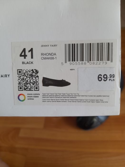 Sprzedam balerinki NOWE rozmiar 41 CCC