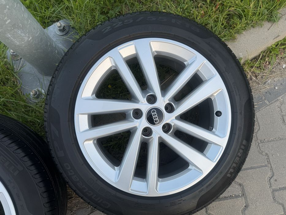 Koła Oryginalne Audi 18" 5x112 ET39 Opony Pirelli 225/55R18 Stan bardzo dobry 2024