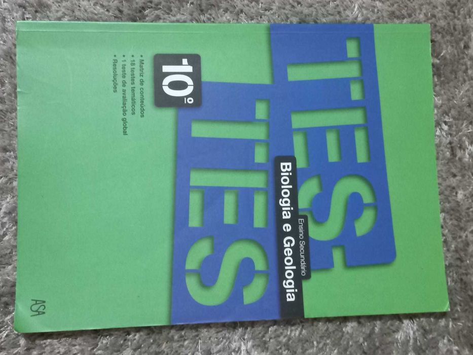 Testes Biologia e Geologia - 10ºano