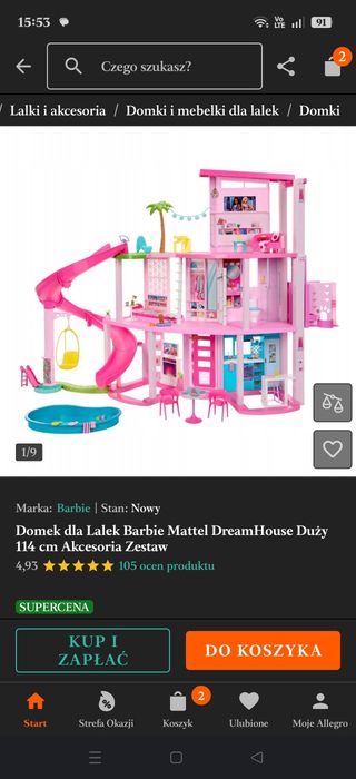 Domek  dla Barbie  odbiór osobisty