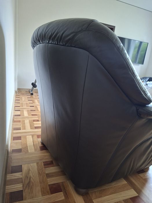 Шкіряний диван Диван + крісло 12 тис