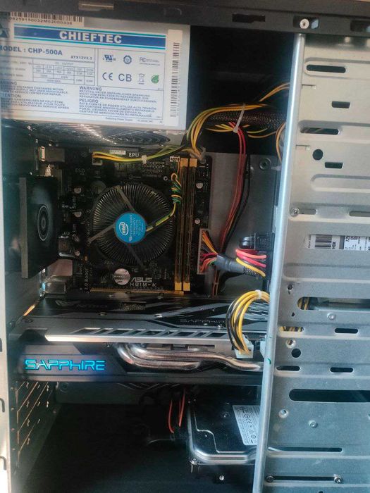 Продам ПК 16Gb-DDR3 i5-4670 RX 570  SSD+HDD