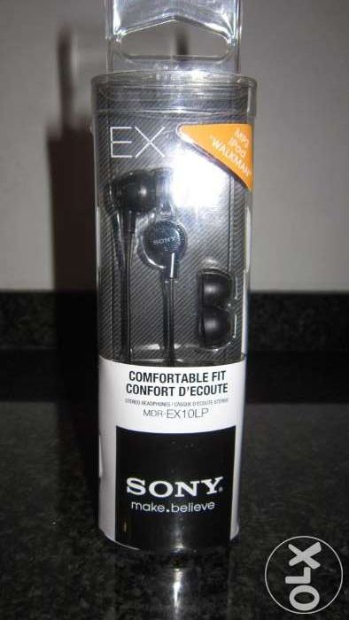 NOVO!!! - Sony Auricular MDREX-10LP Preto