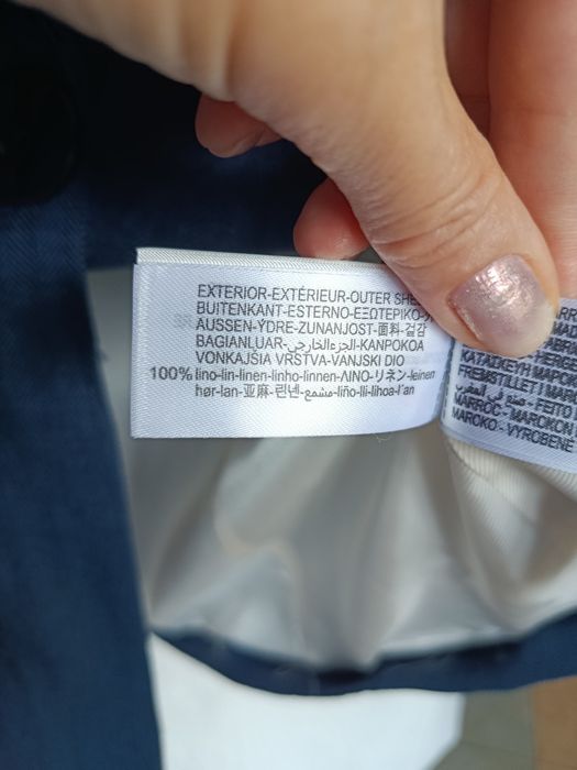 Блейзер 100%лен  приталений у ялинку Zara новий в упаковці з бірками