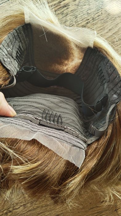 Peruka z naturalnych włosów lace front . Nowa.