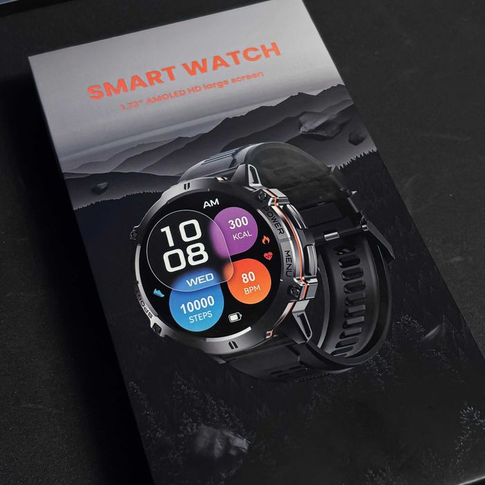 Smartwatch TANK X3 AMOLED 1,73"  1000mAh bateria - sprawny, komplet