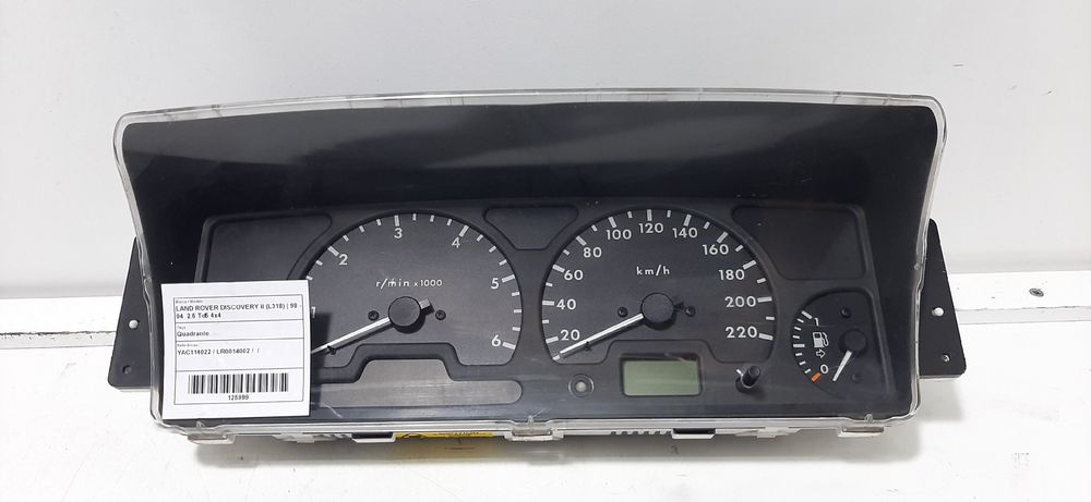 Quadrante / painel de instrumentos LAND ROVER Discovery II (L318)